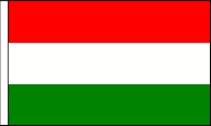 Hungary Hand Waving Flags